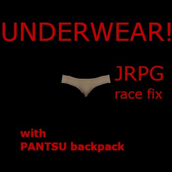 Underwear! JRPG race fix - Skymods